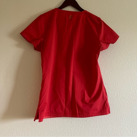 Women's Red Antidote Scrubs Scrub Top Size Medium - Picture 8 of 8